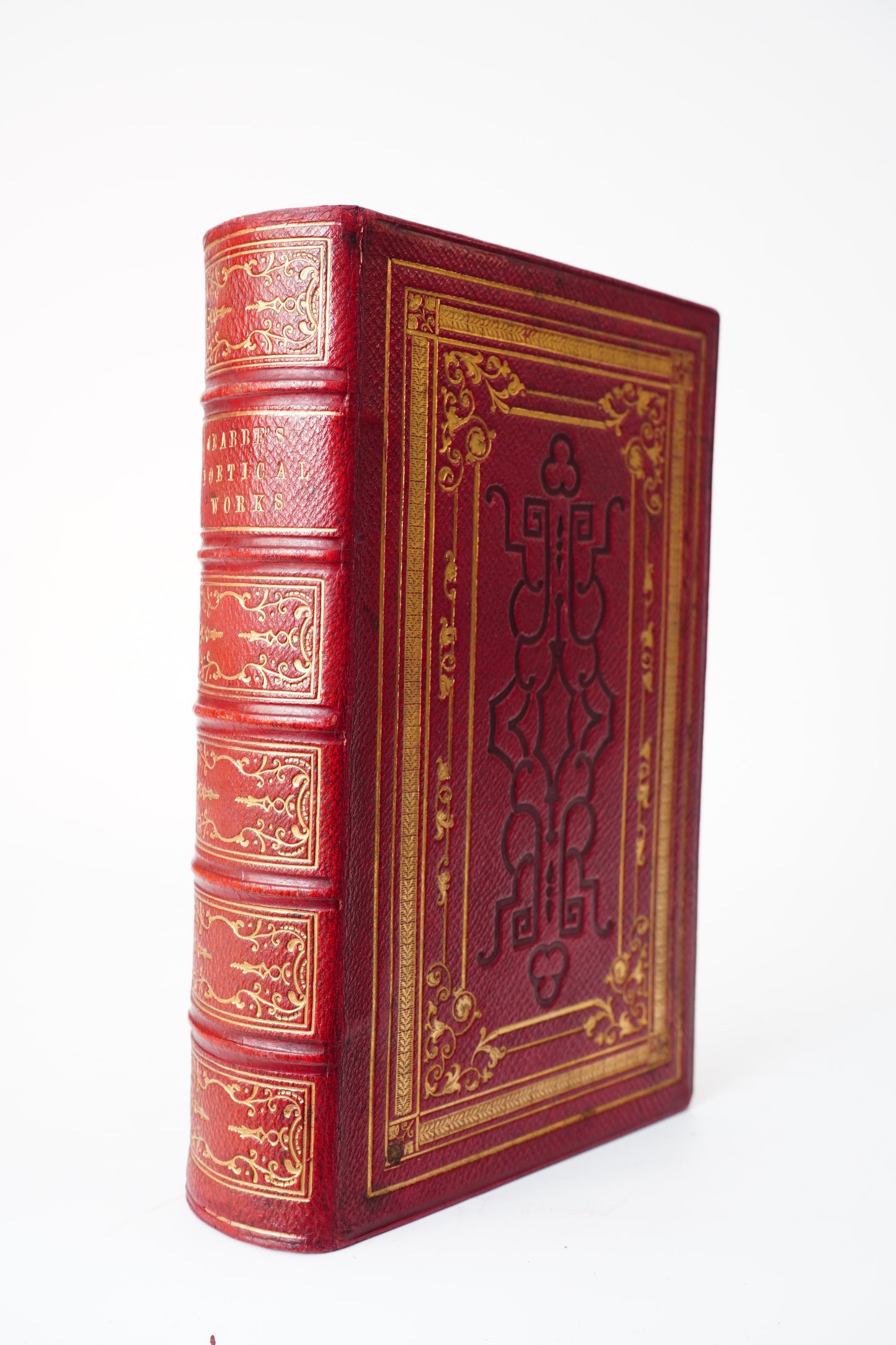 1858 George Crabbe Poetical Works Prize Binding