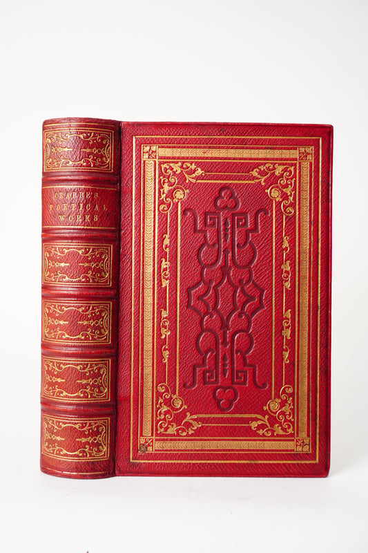 1858 George Crabbe Poetical Works Prize Binding