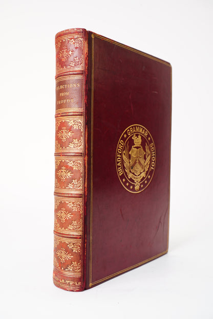 1901 Writings of James Anthony Froude Prize Binding