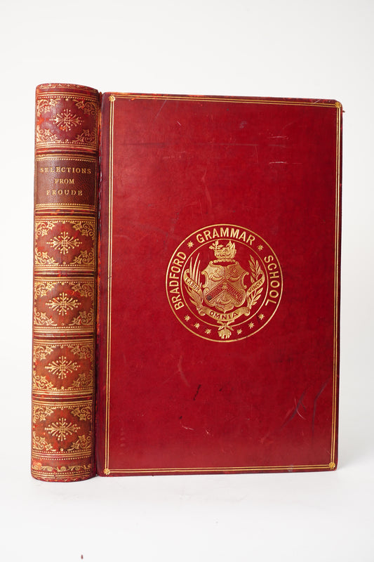 1901 Writings of James Anthony Froude Prize Binding