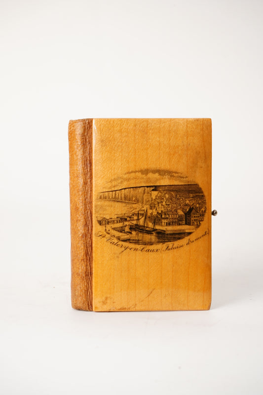 Antique French Miniature Souvenir Notebook Saint-Valery-en-Caux