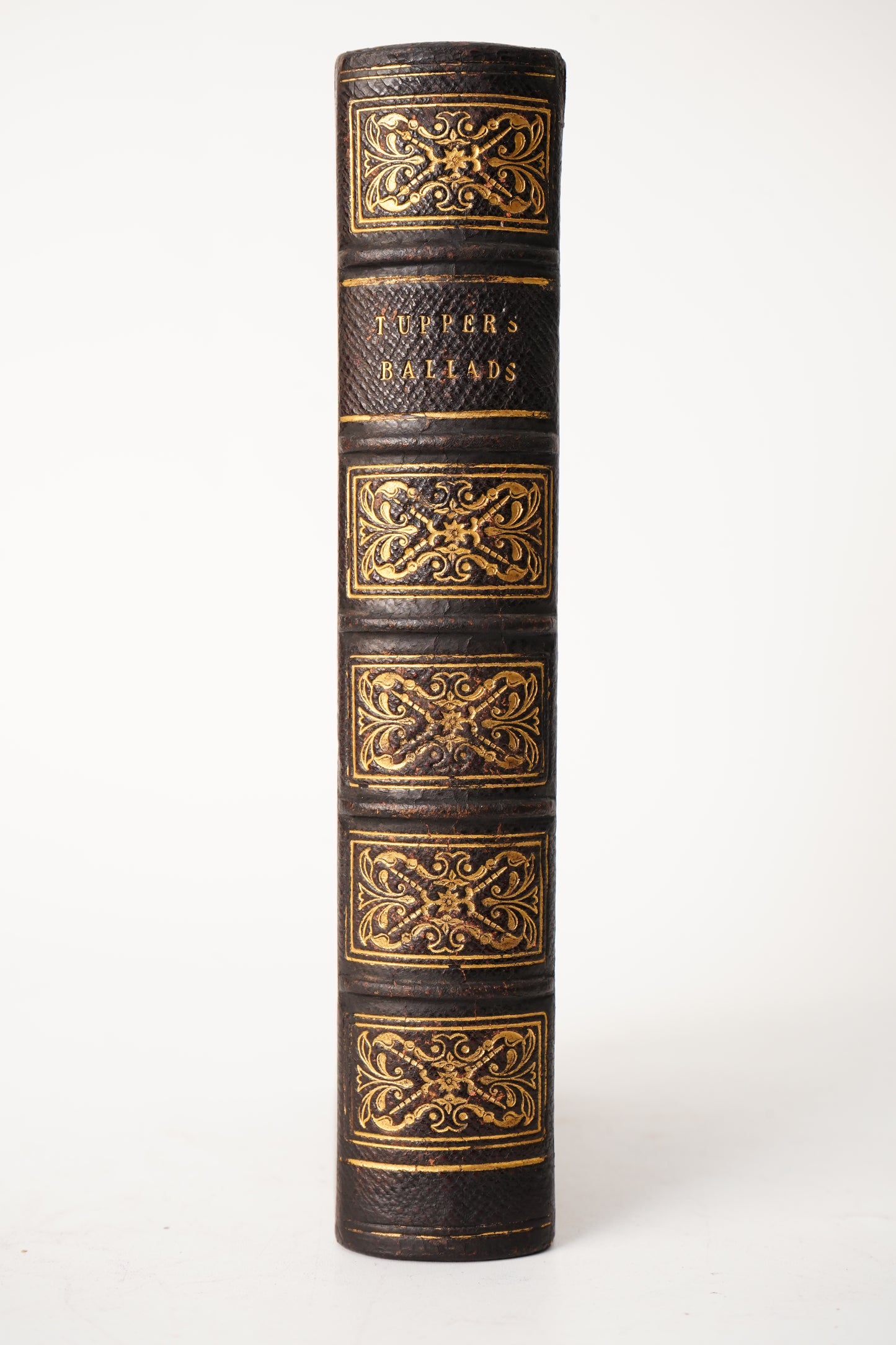 1851 Martin Tupper Ballads for the Times Gilt Leather Poetry