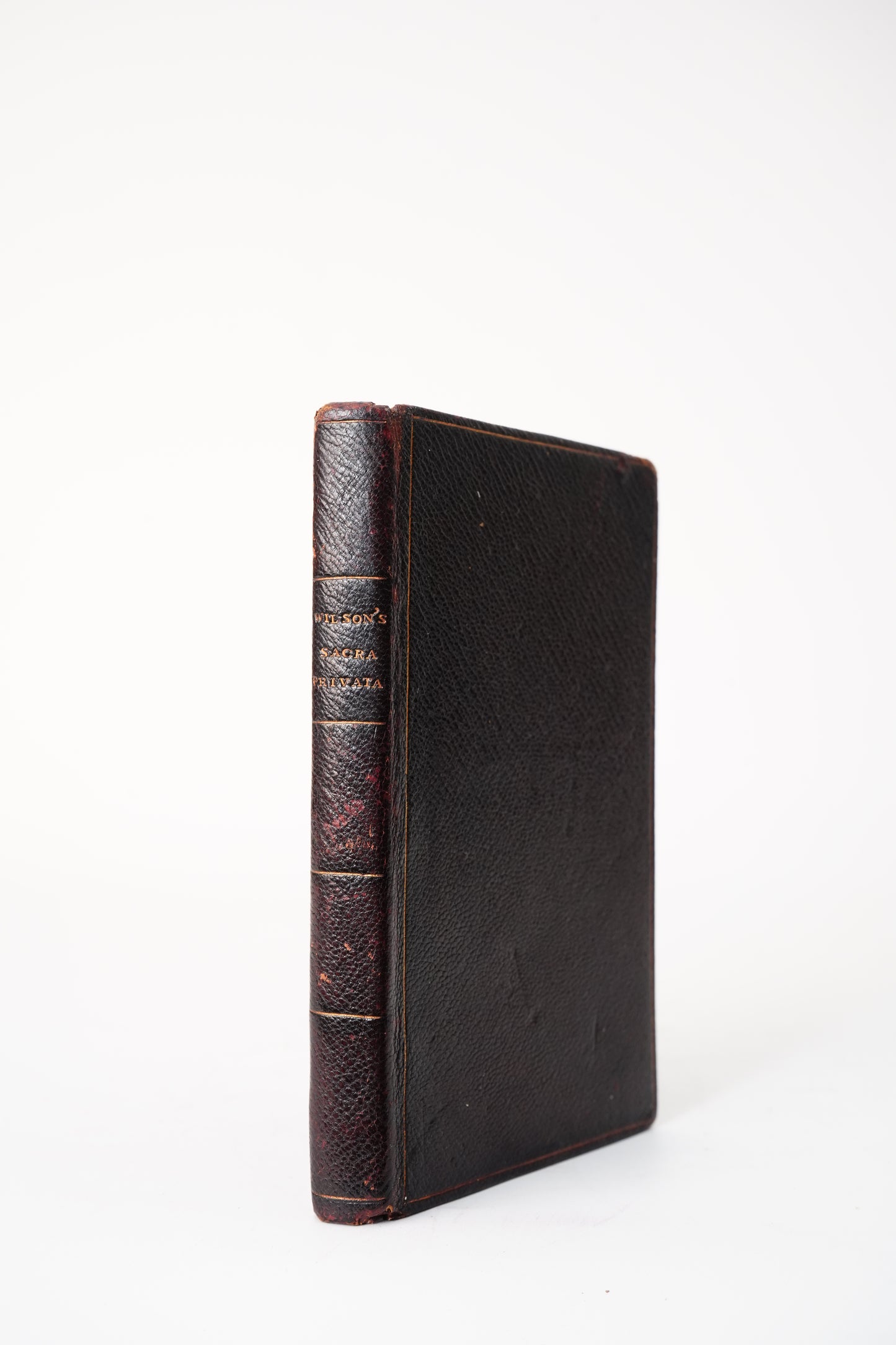 1826 Sacra Privata Thomas Wilson Miniature Leather Prayer Book