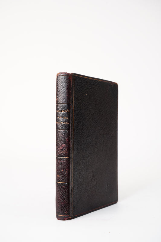 1826 Sacra Privata Thomas Wilson Miniature Leather Prayer Book