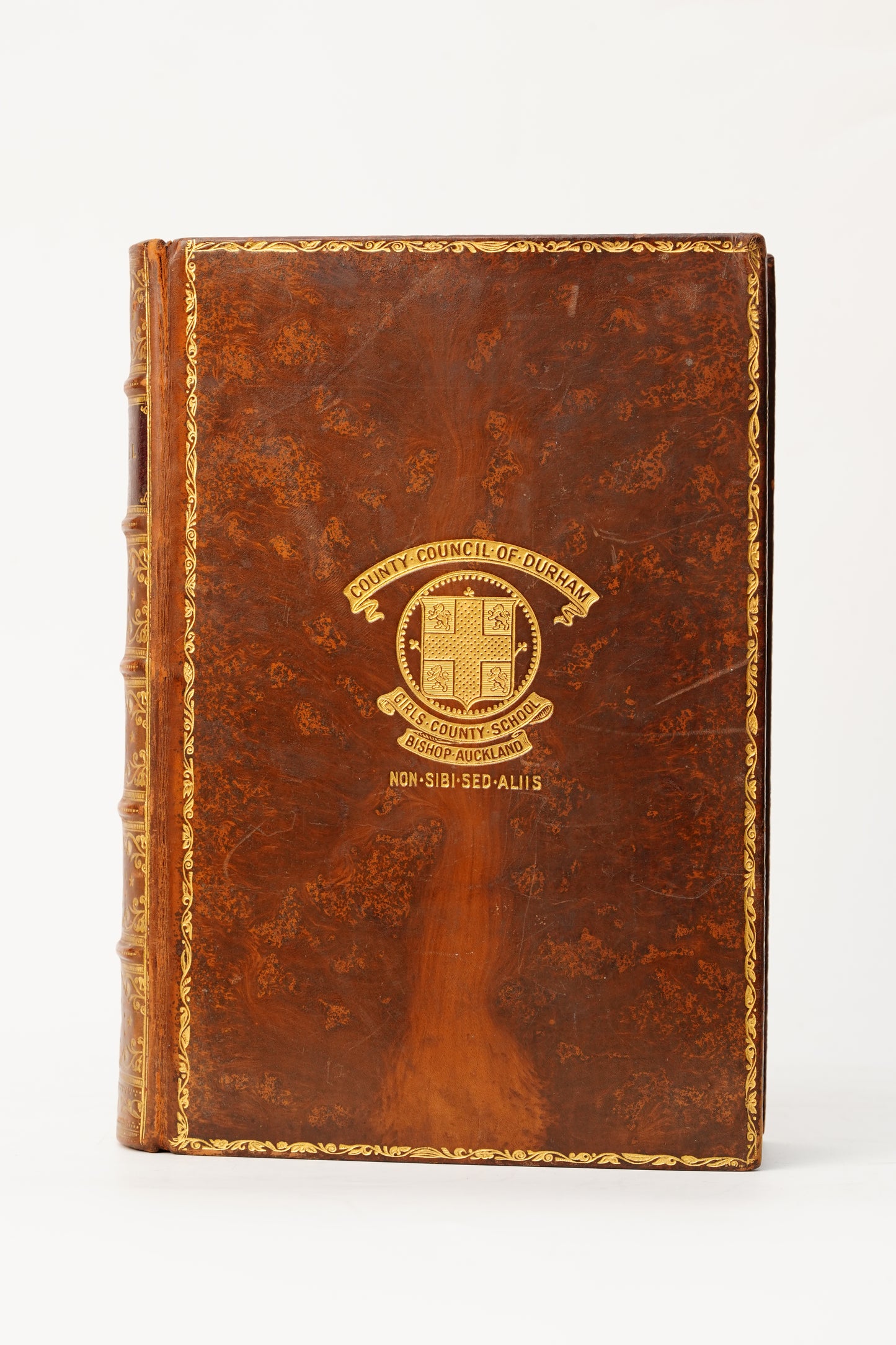 1913 Sir Walter Scott Poetical Works Full Calf Prize Binding