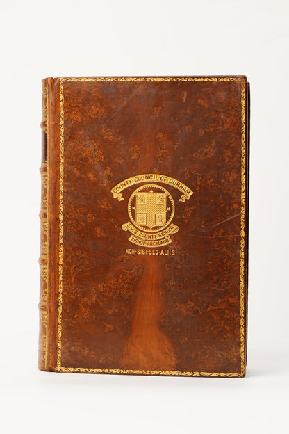 1913 Sir Walter Scott Poetical Works Full Calf Prize Binding