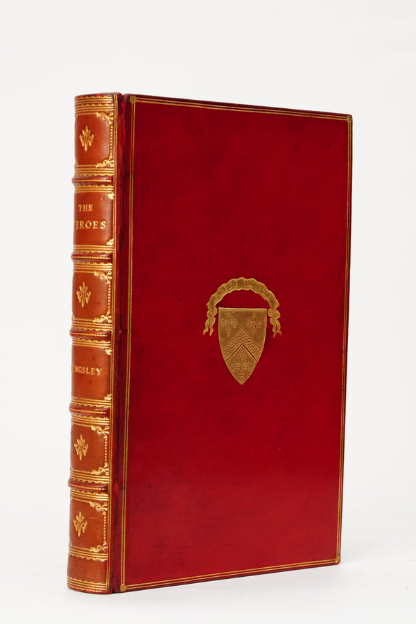 1908 Kingsley The Heroes or Greek Fairy Tales for My Children Full Leather secondary view