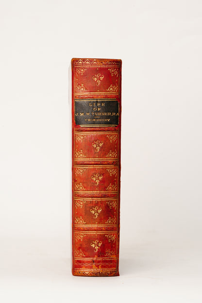 1897 J.M.W. Turner Biography Half Leather Illustrated Art Book