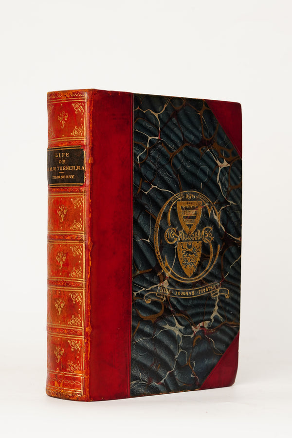 1897 J.M.W. Turner Biography Half Leather Illustrated Art Book secondary view