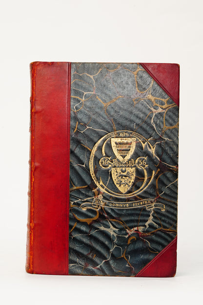 1897 J.M.W. Turner Biography Half Leather Illustrated Art Book