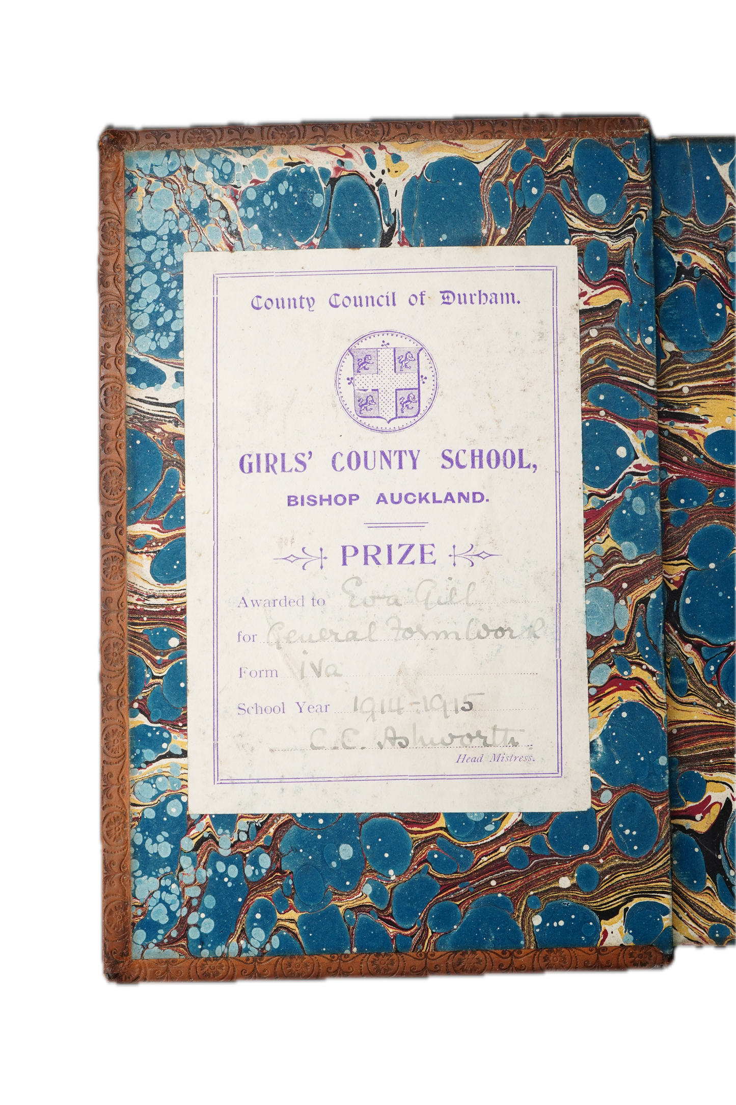 1913 Sir Walter Scott Poetical Works Full Calf Prize Binding