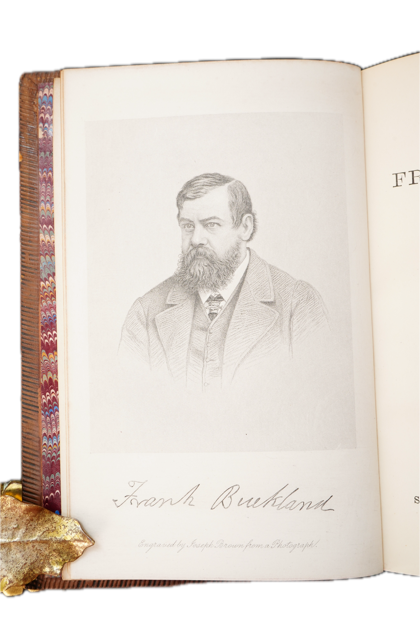 1887 Frank Buckland Biography Full Leather