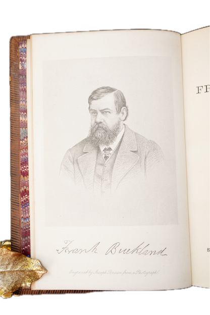 1887 Frank Buckland Biography Full Leather
