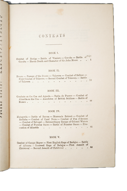 1904 Napier Peninsular War Full Leather Military History