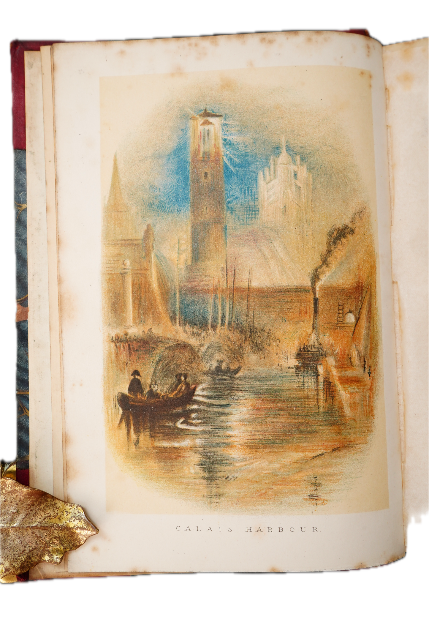 1897 J.M.W. Turner Biography Half Leather Illustrated Art Book