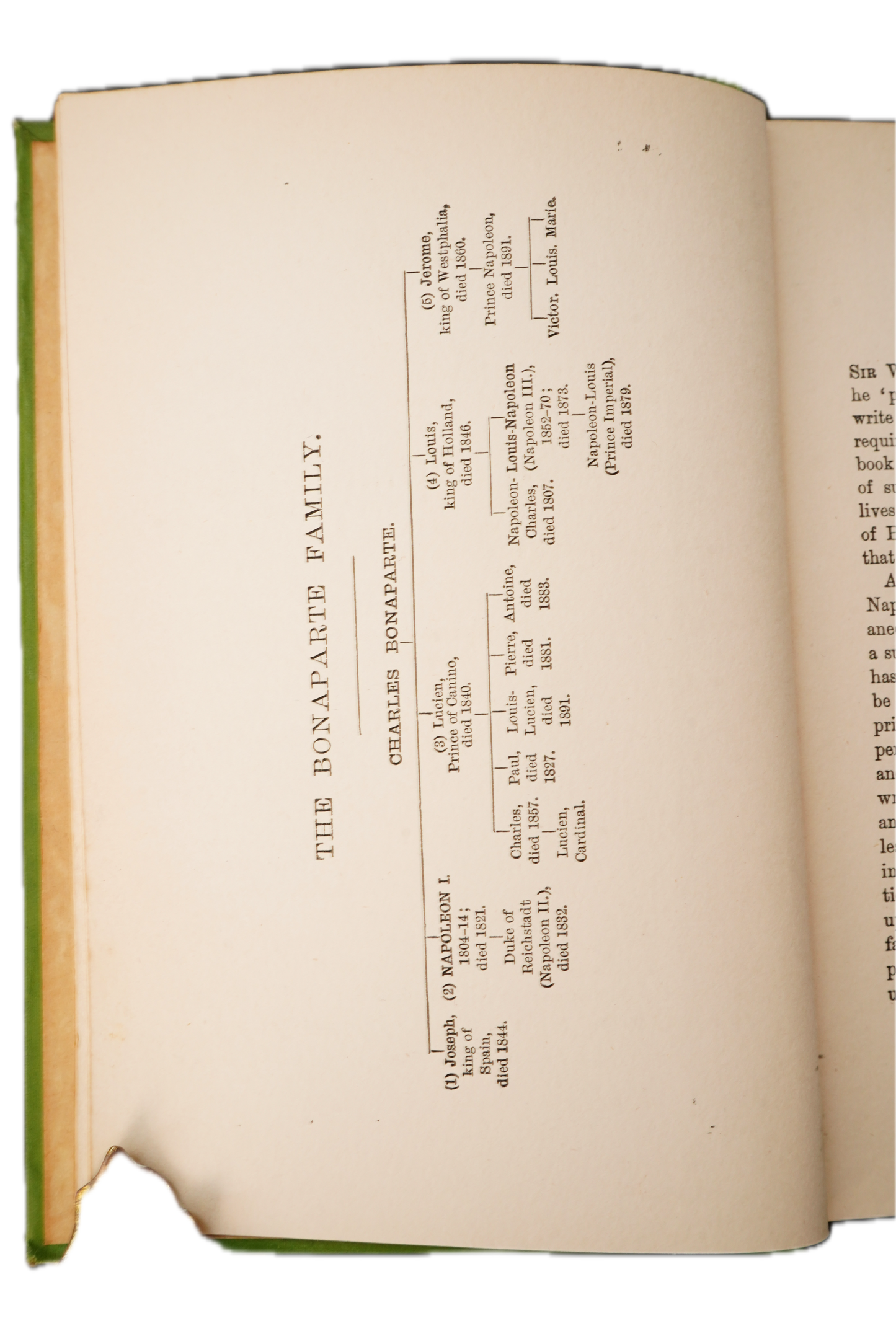 1894 Napoleon Bonaparte Chambers Illustrated Green Cloth