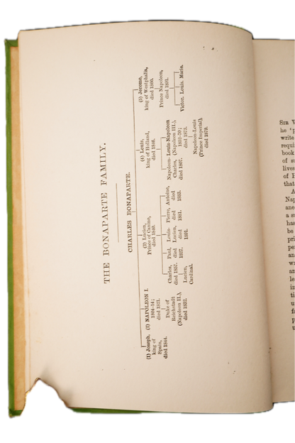 1894 Napoleon Bonaparte Chambers Illustrated Green Cloth