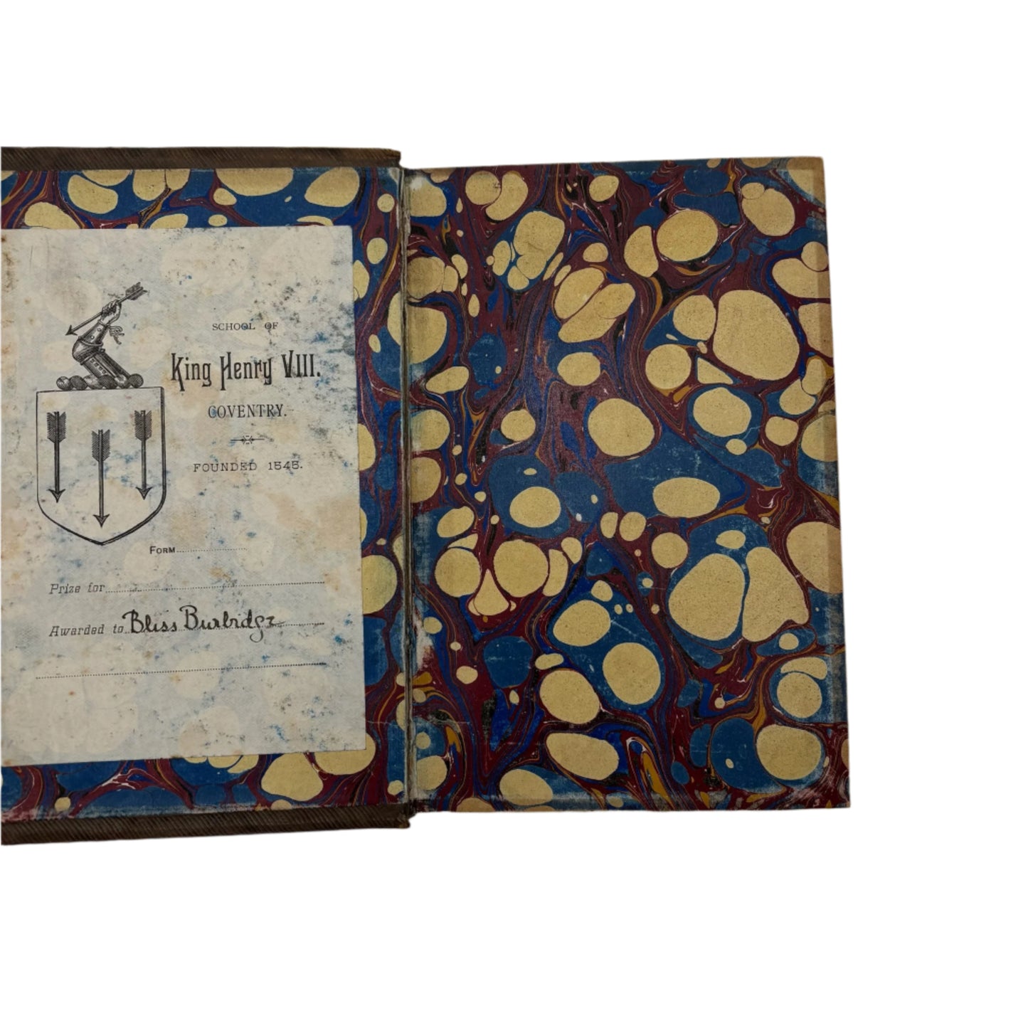 Tom Brown’s School Days 1894 Illustrated Victorian Fiction Prize Binding Leather Book