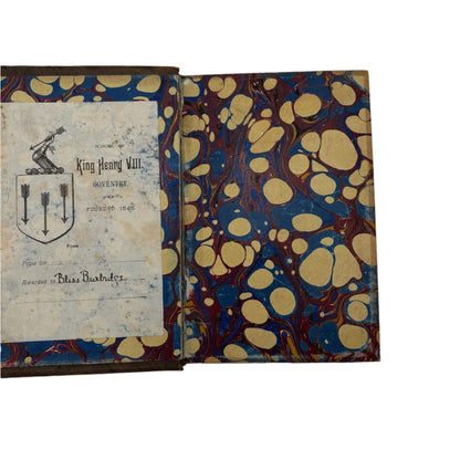 1894 Tom Brown’s School Days Full Calf Prize Binding Novel