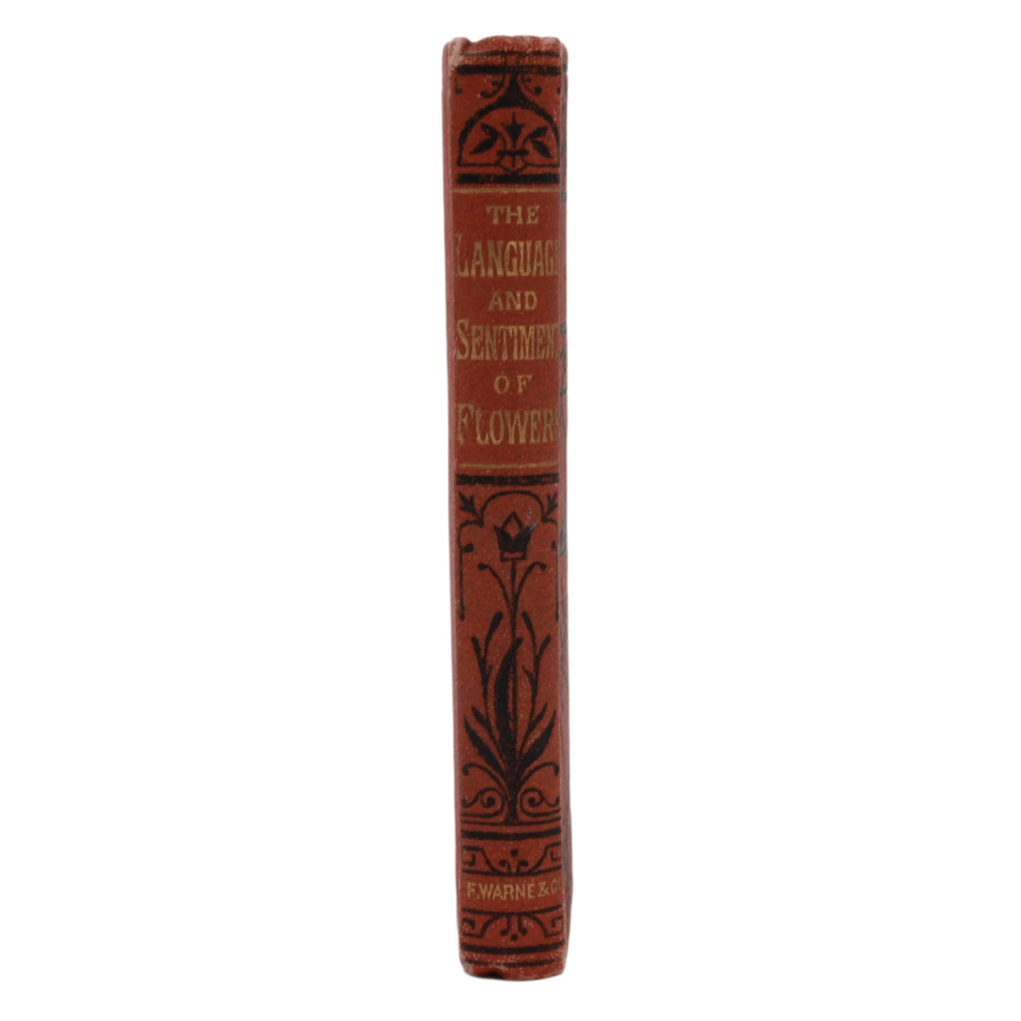 The Language and Sentiment of Flowers Victorian Cloth Book