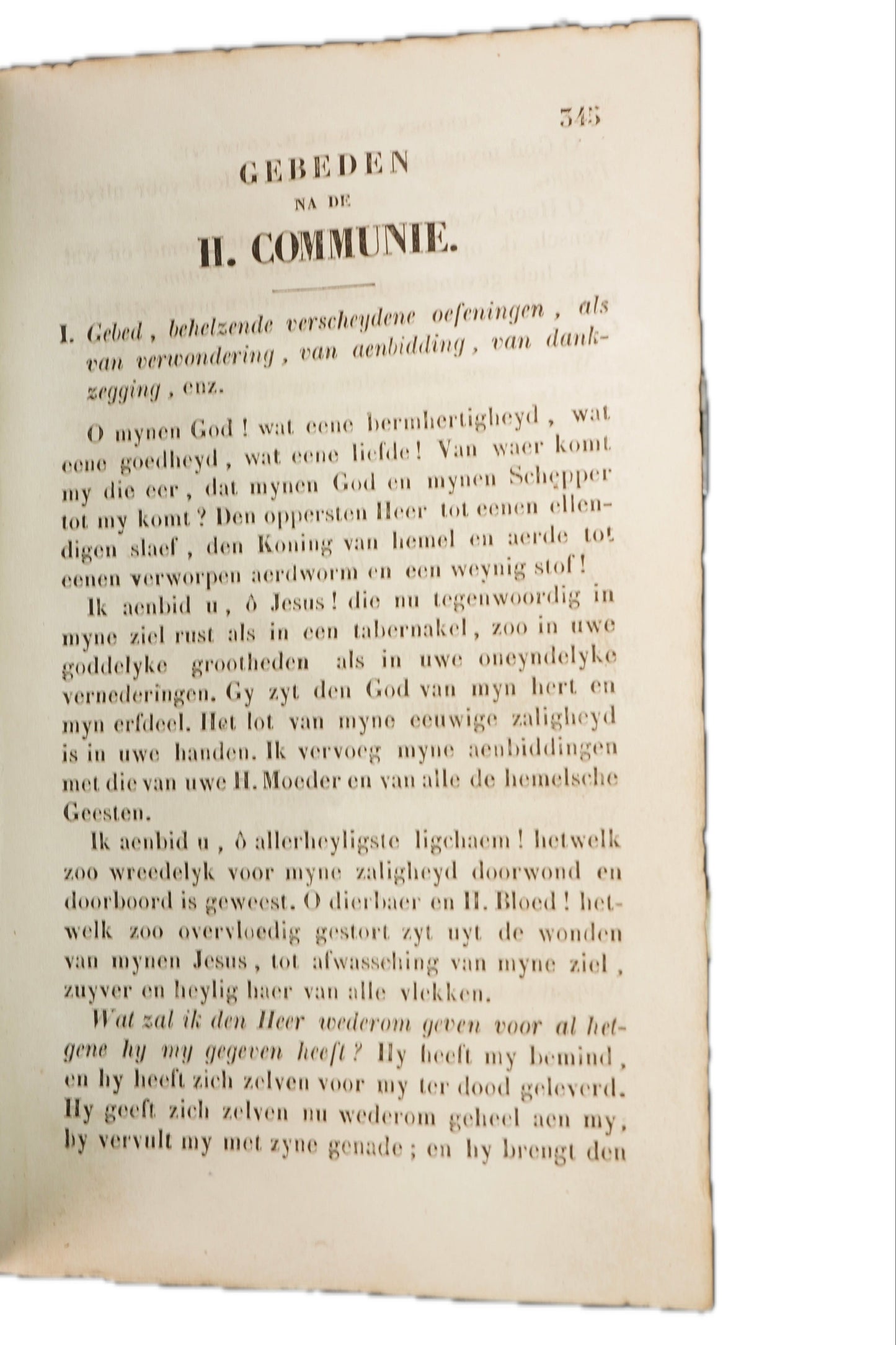 1842 Christelyke Onderwyzingen en Gebeden Dutch Catholic Prayer Book