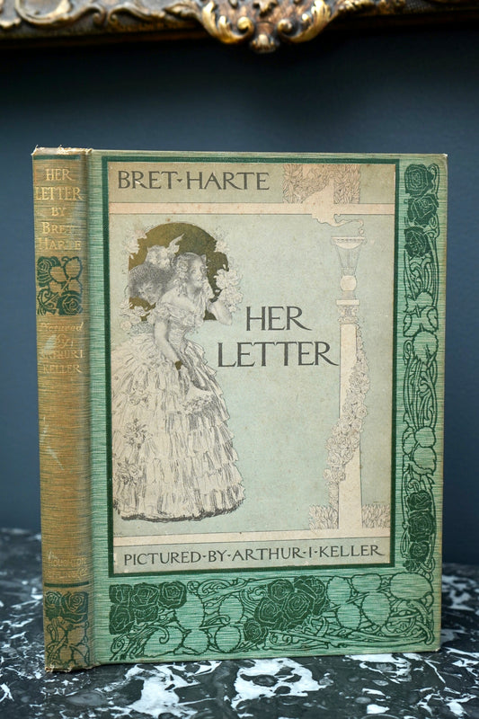 1905 "Her Letter" Victorian Cloth Book