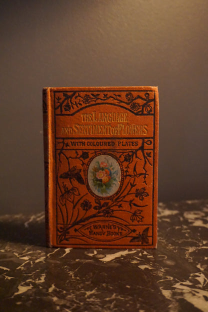 The Language and Sentiment of Flowers Victorian Cloth Book