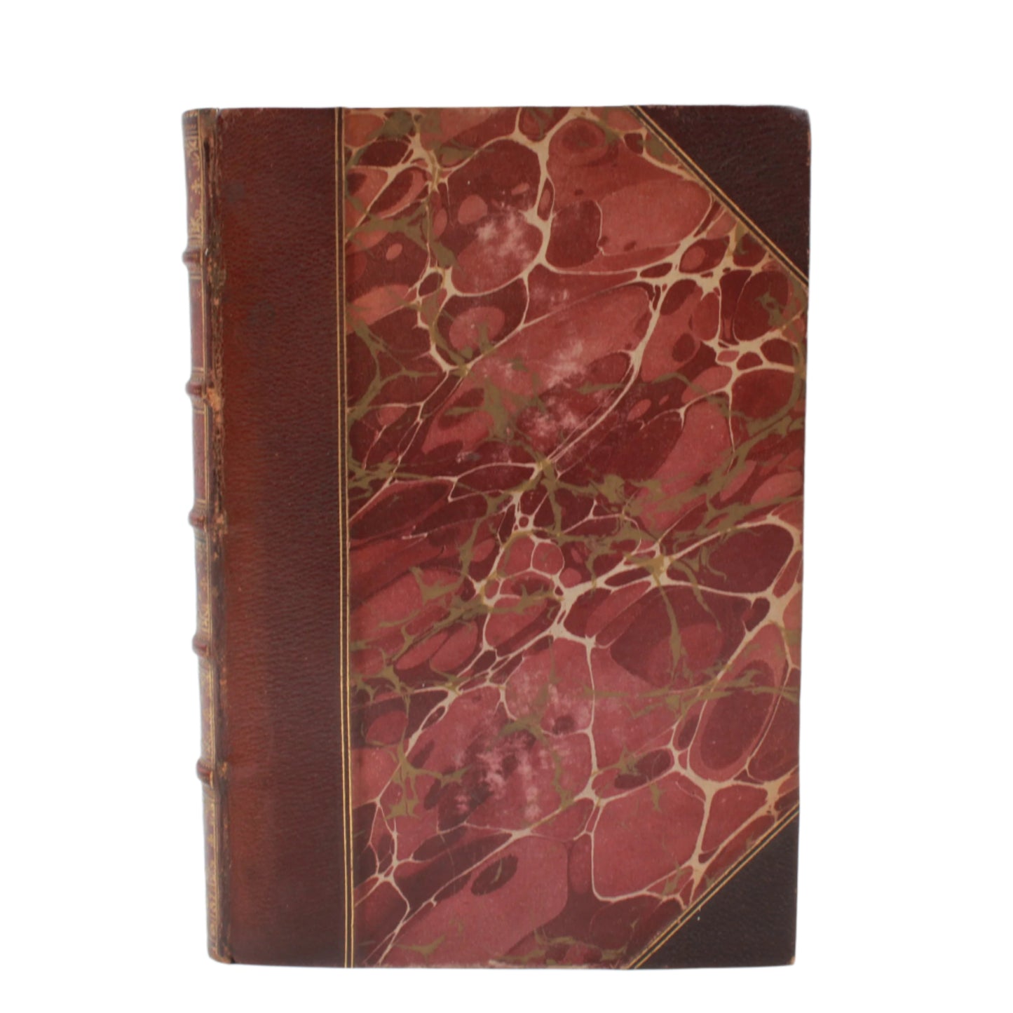 2 Volumes 1871 "A Collection of Choice Songs Scots & English" Purple Half Leather Book