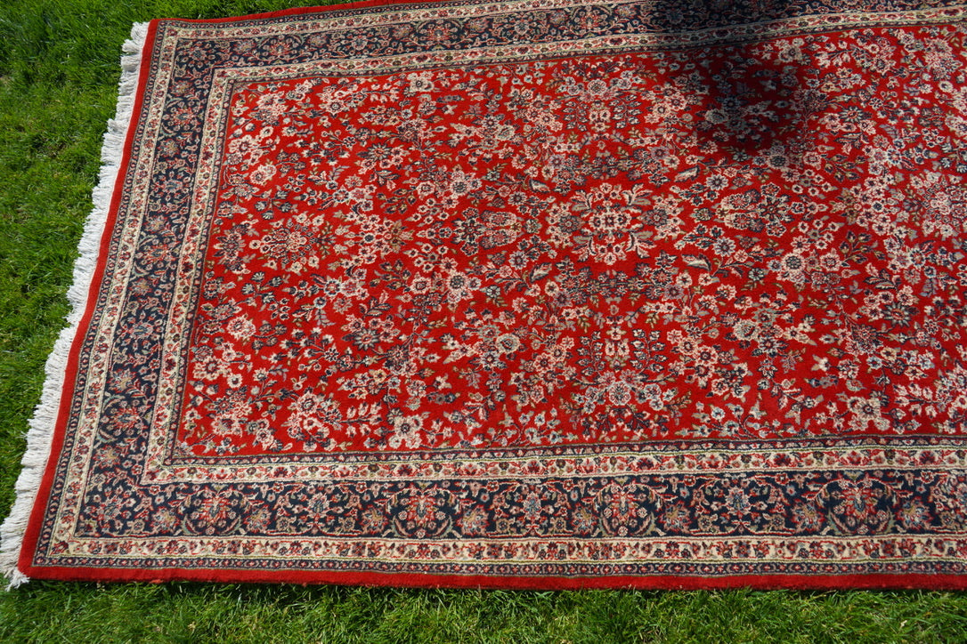 Vintage Persian Kashan-style Area Rug