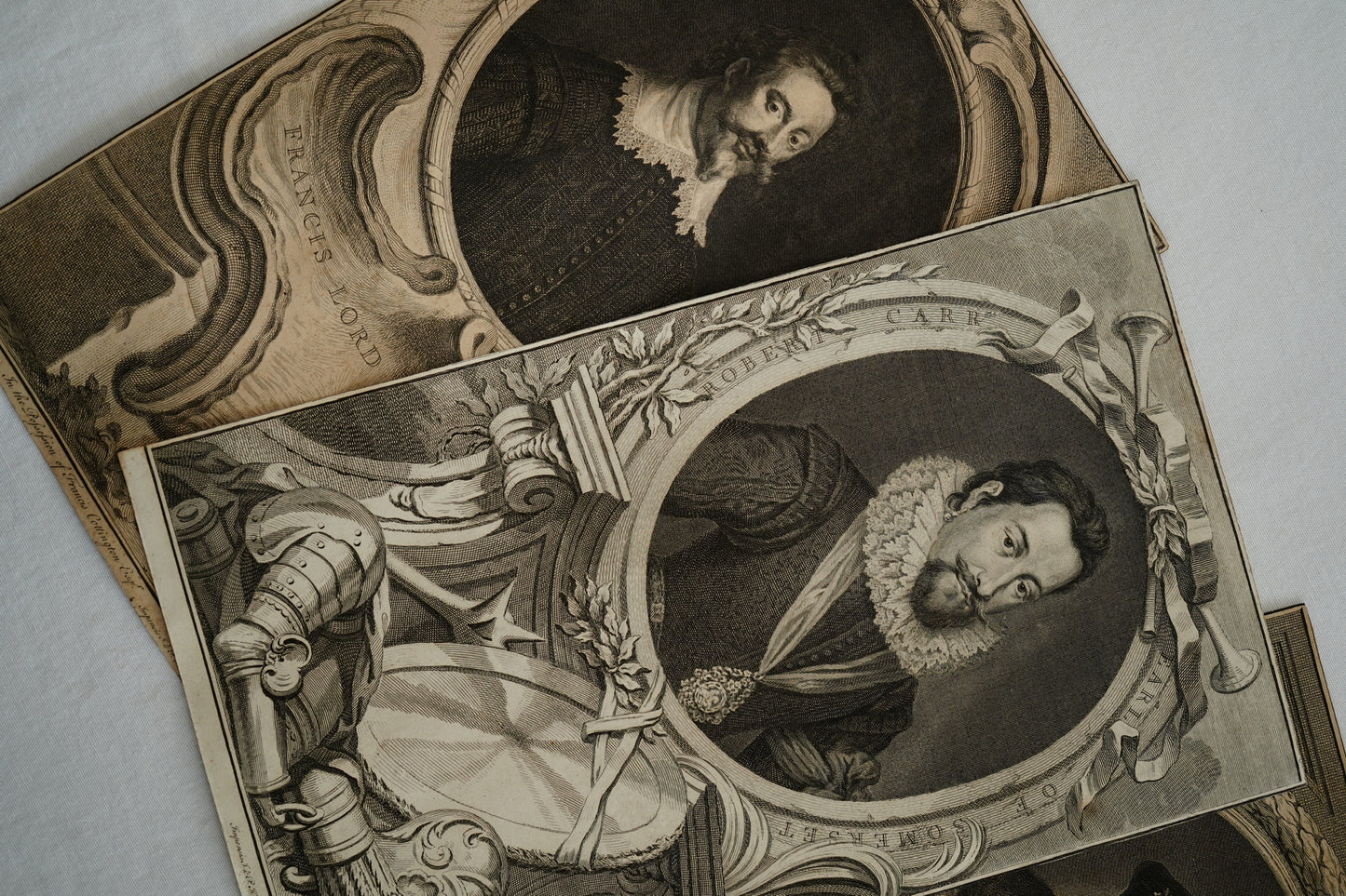 Early 19th Century Engraving "Robert Carr, Earl of Somerset" by Jacobus Houbraken