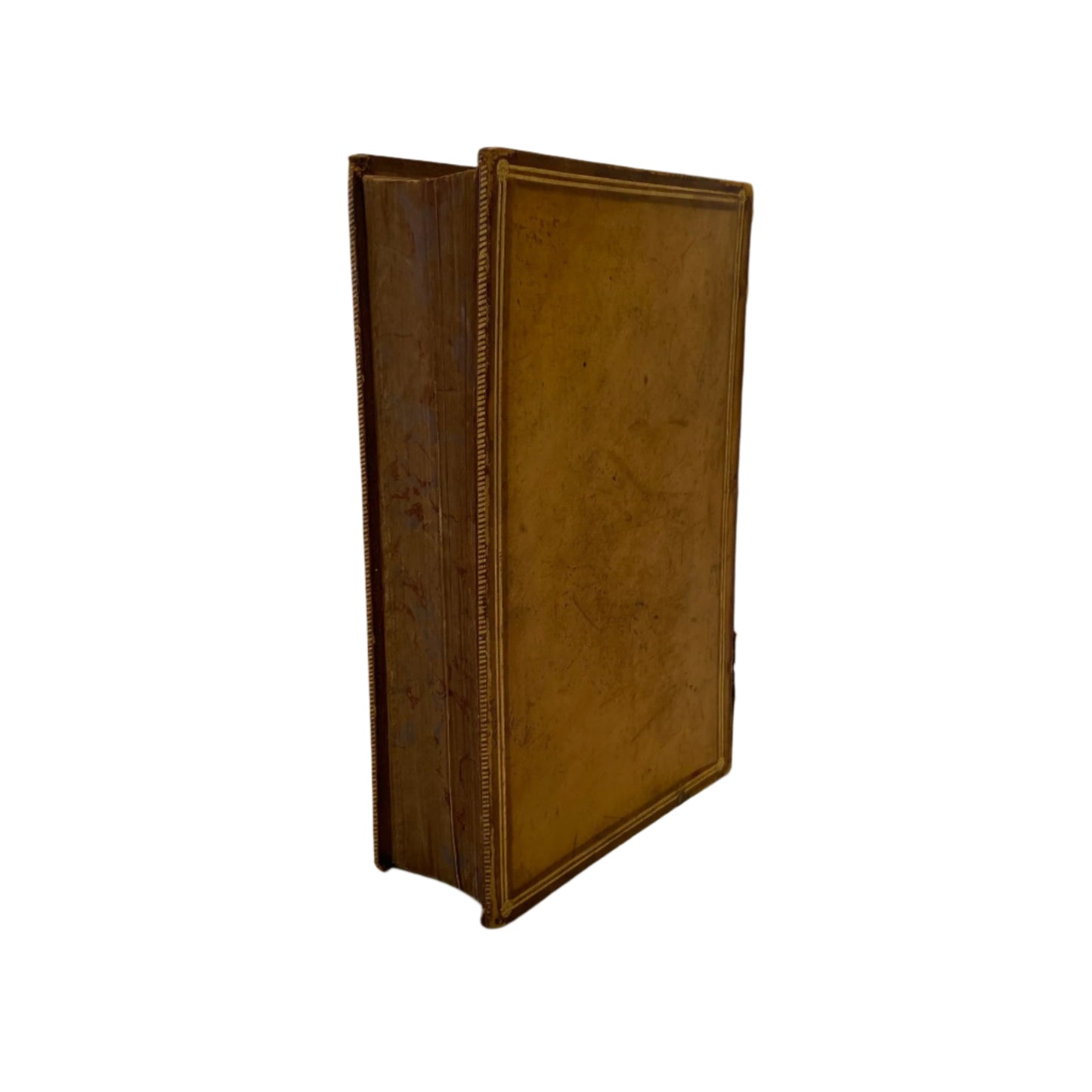 1889 "The Miscellaneous Writings and Speeches of Lord Macaulay" Full Caramel Brown Leather Book