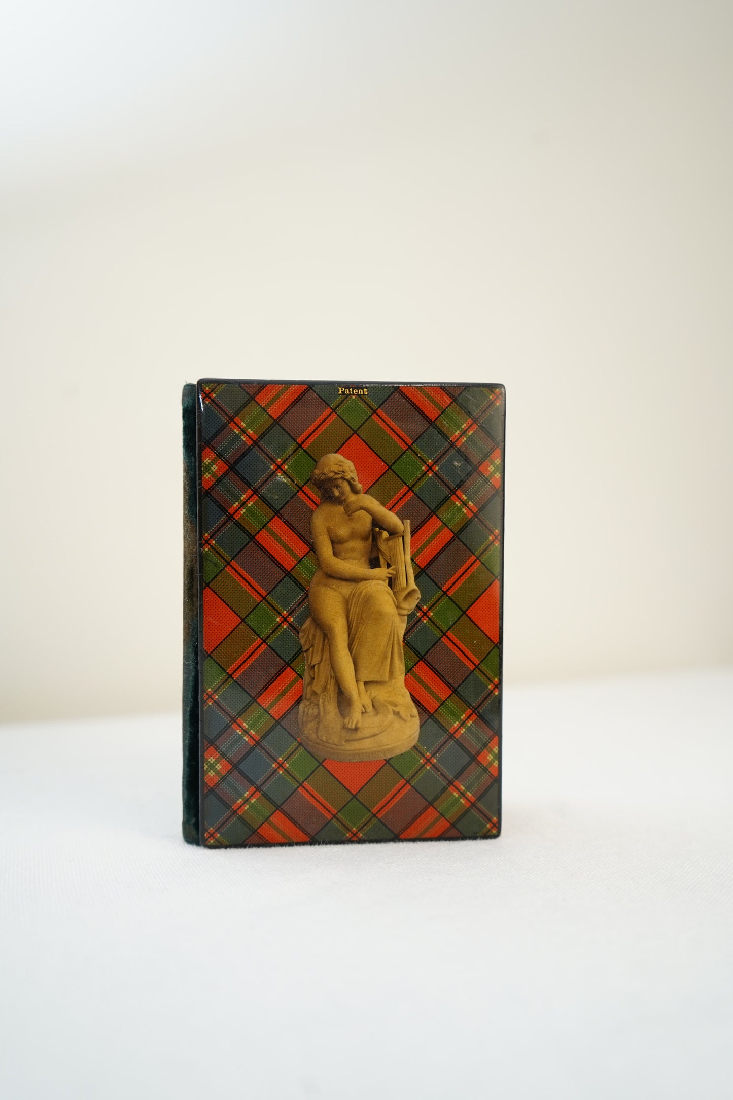 Victorian Scottish Tartanware Aide Memoire Pocket Notebook c. 1860–1880