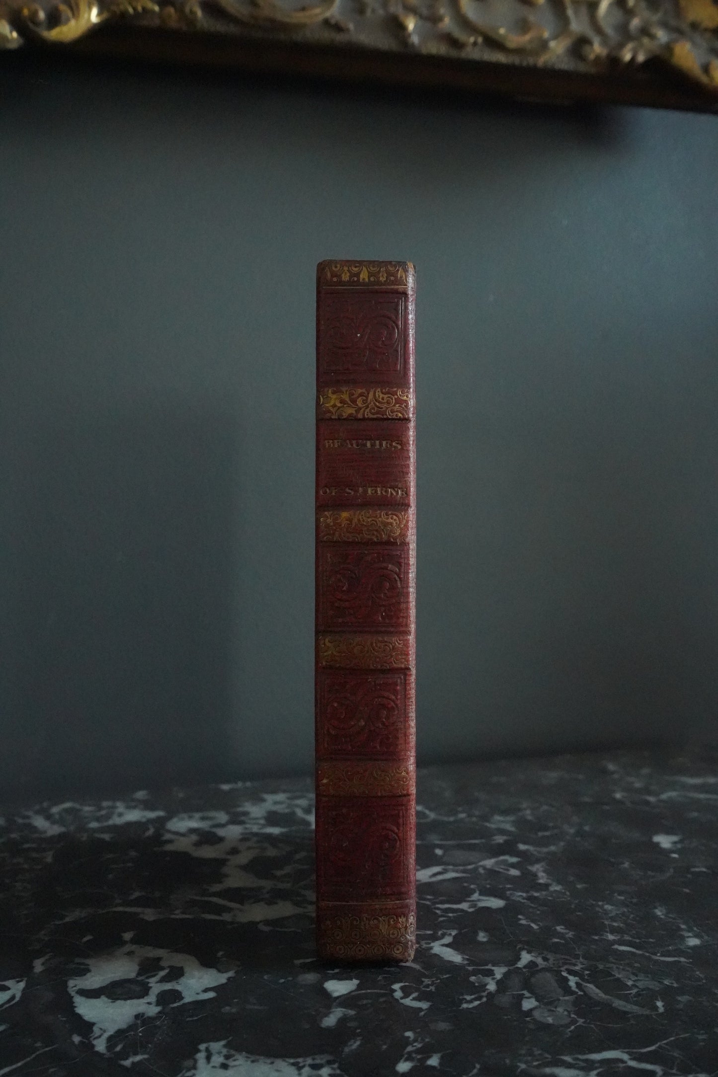 1799 The Beauties of Sterne | Fine Red Morocco Binding with Gilt Edges | 13th Edition Georgian Literature