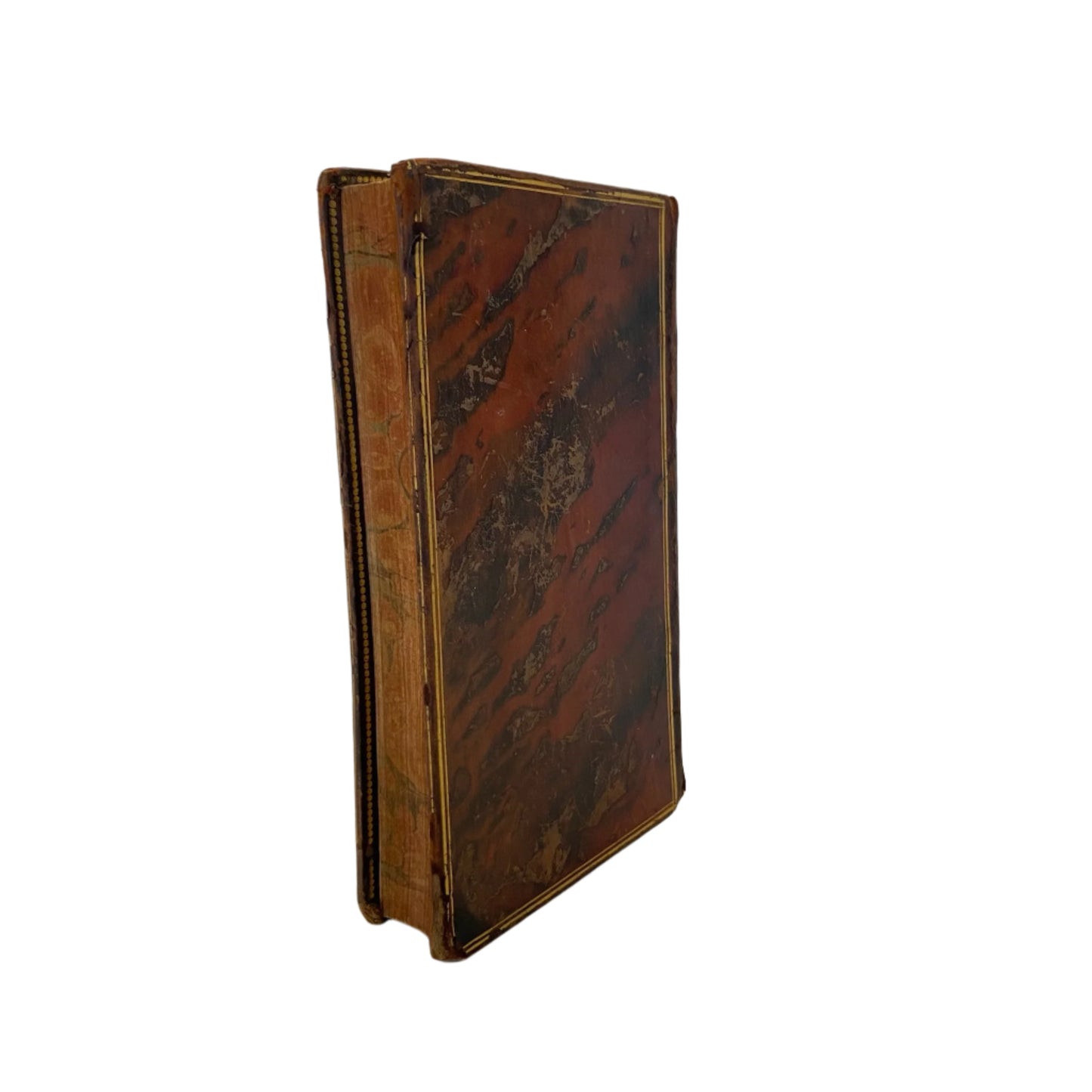 1807 "The Minstrel" Full Brown Calf Leather Book