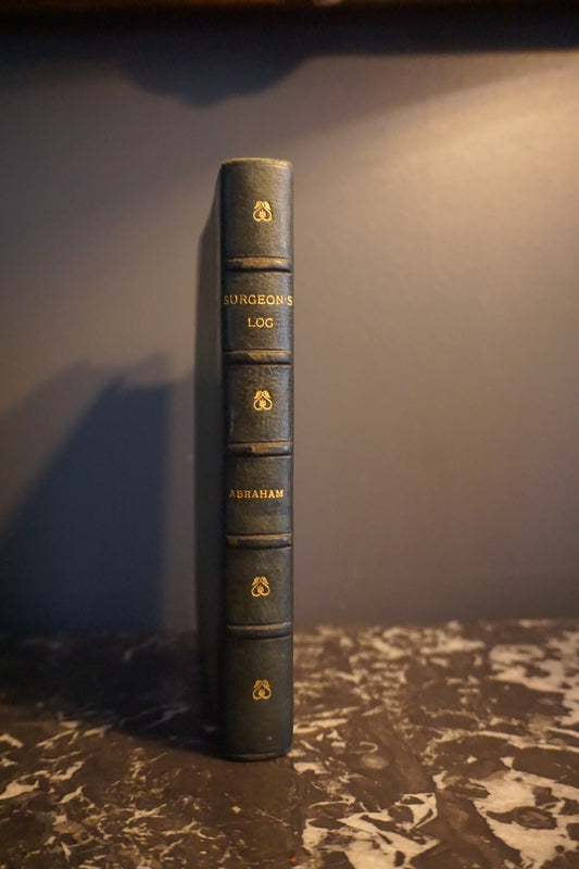 1916 "The Surgeon’s Log" Green Half Leather Book