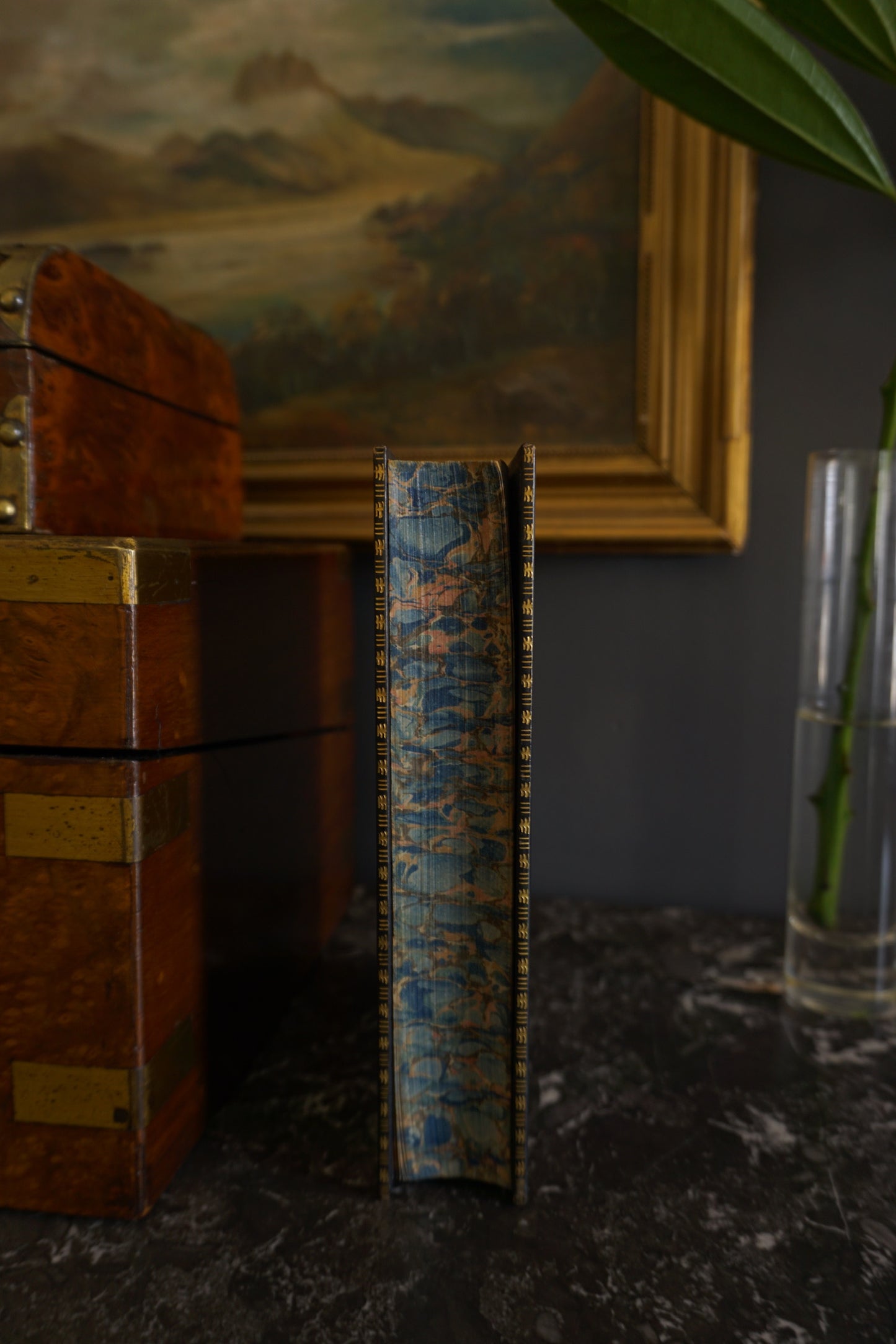 1905 "The Ingoldsby Legends" Blue Full Leather Prize Binding Book