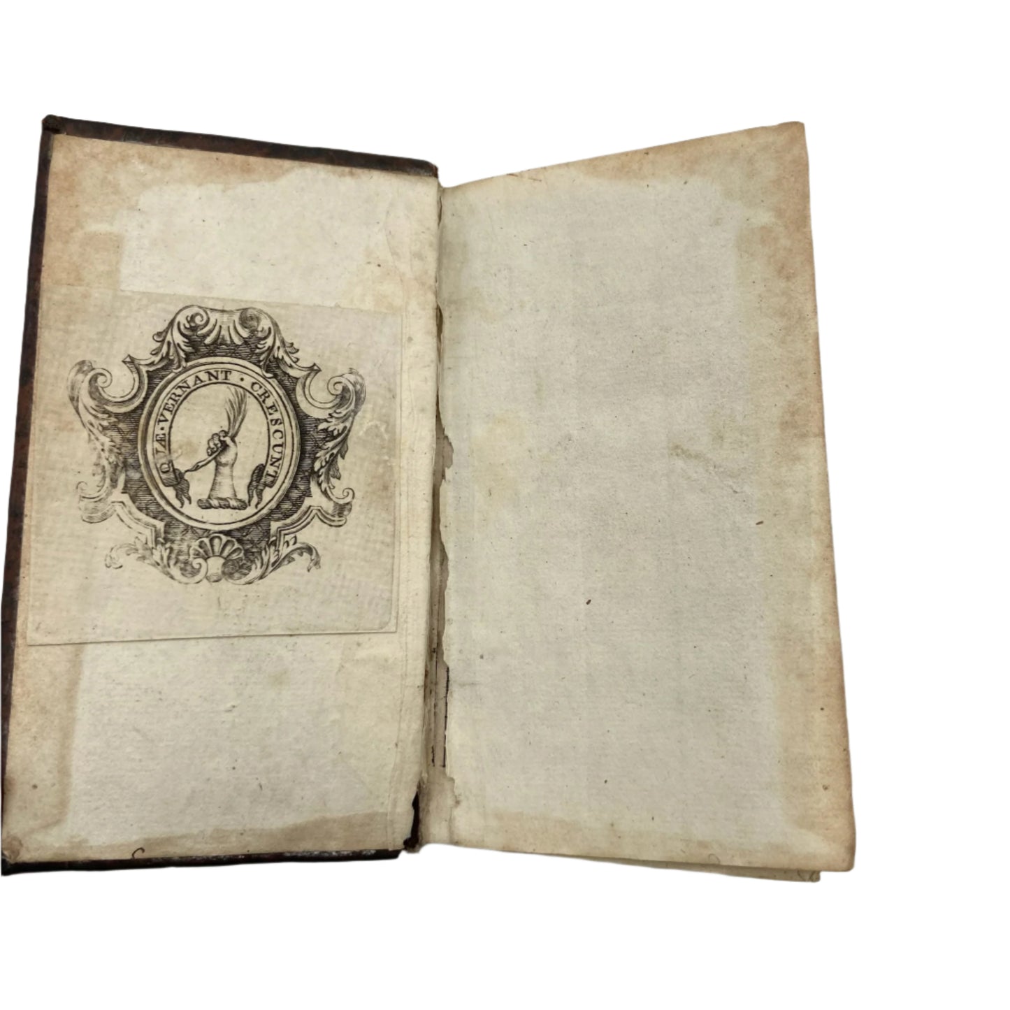 1661 "The Comedies of Terence (Terentii Comaediae Sex)" Mini Brown Full Leather Book