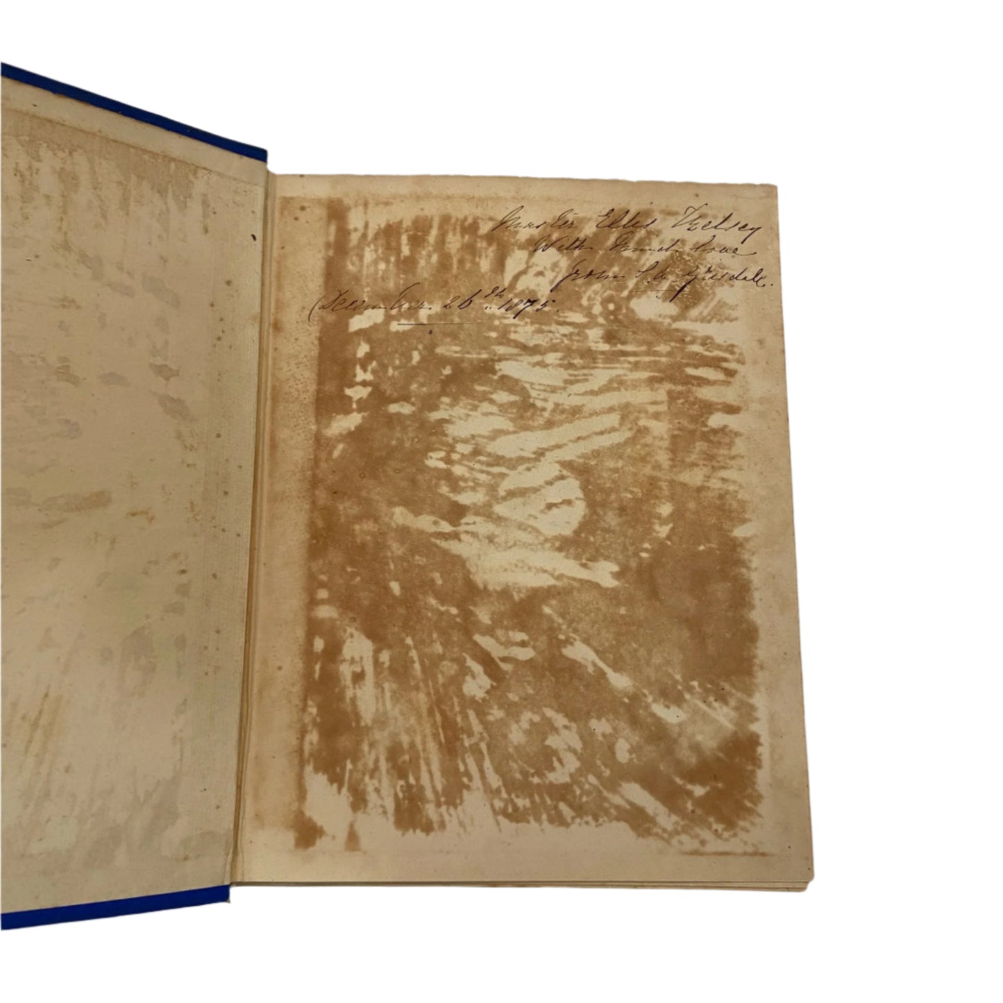 Circa 1870-1880 "Stories About Birds" Dark Blue Cloth Book