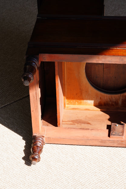 English Mahogany Library Steps in the Regency Taste
