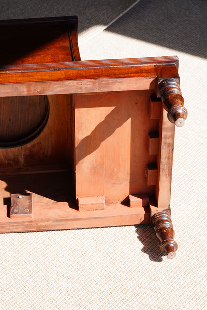 English Mahogany Library Steps in the Regency Taste