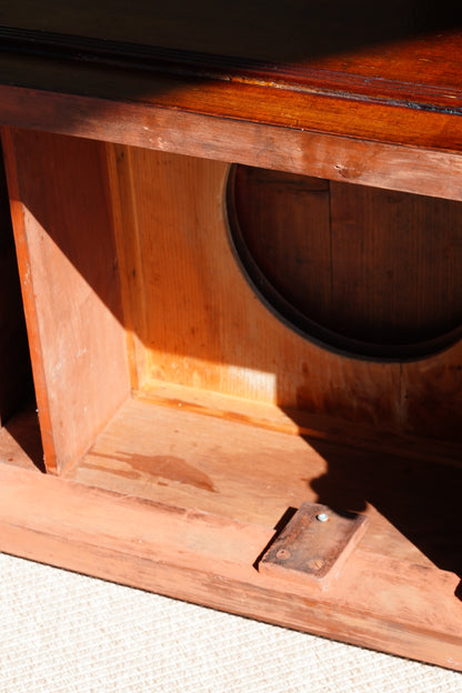 English Mahogany Library Steps in the Regency Taste