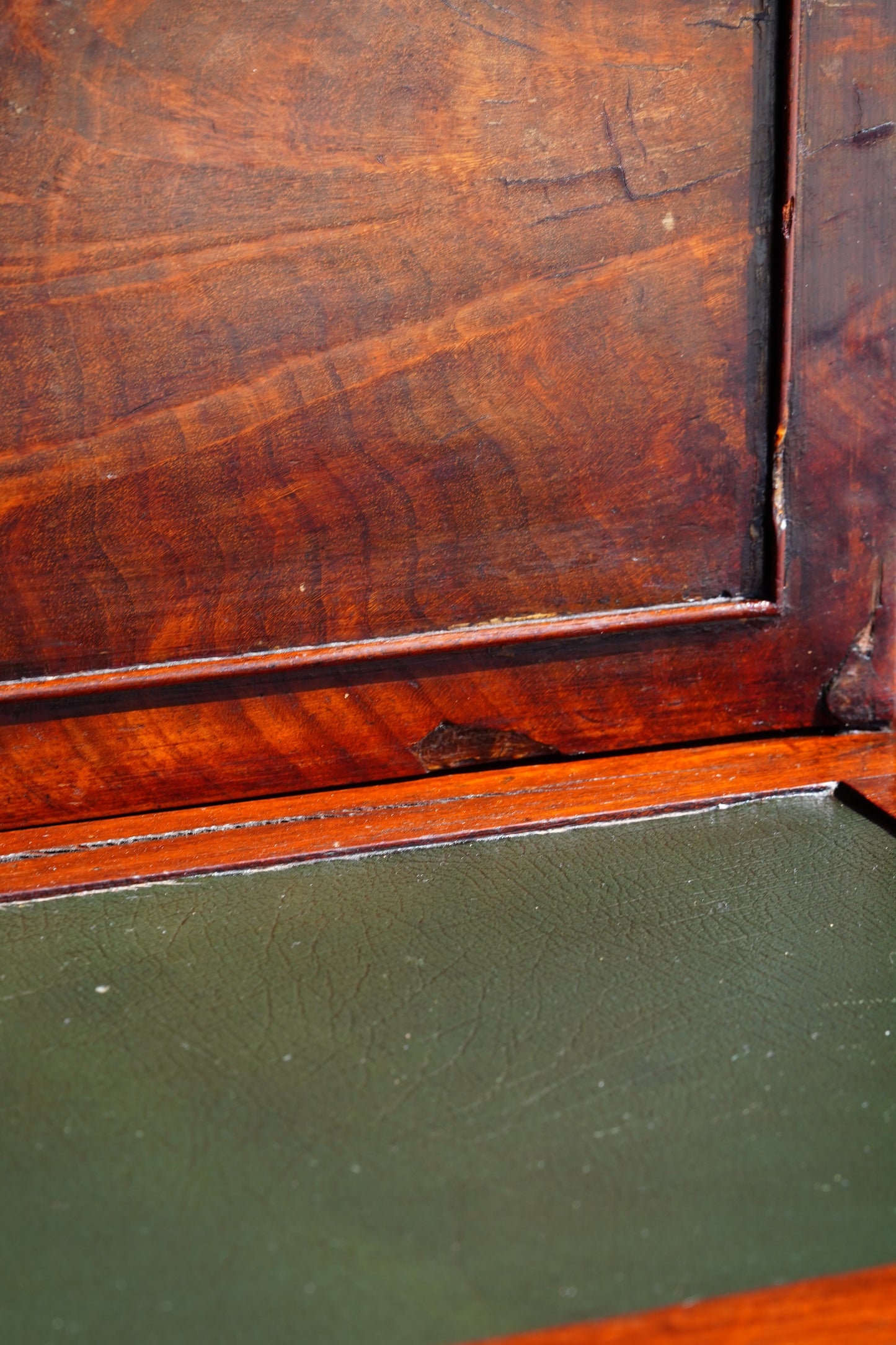 English Mahogany Library Steps in the Regency Taste