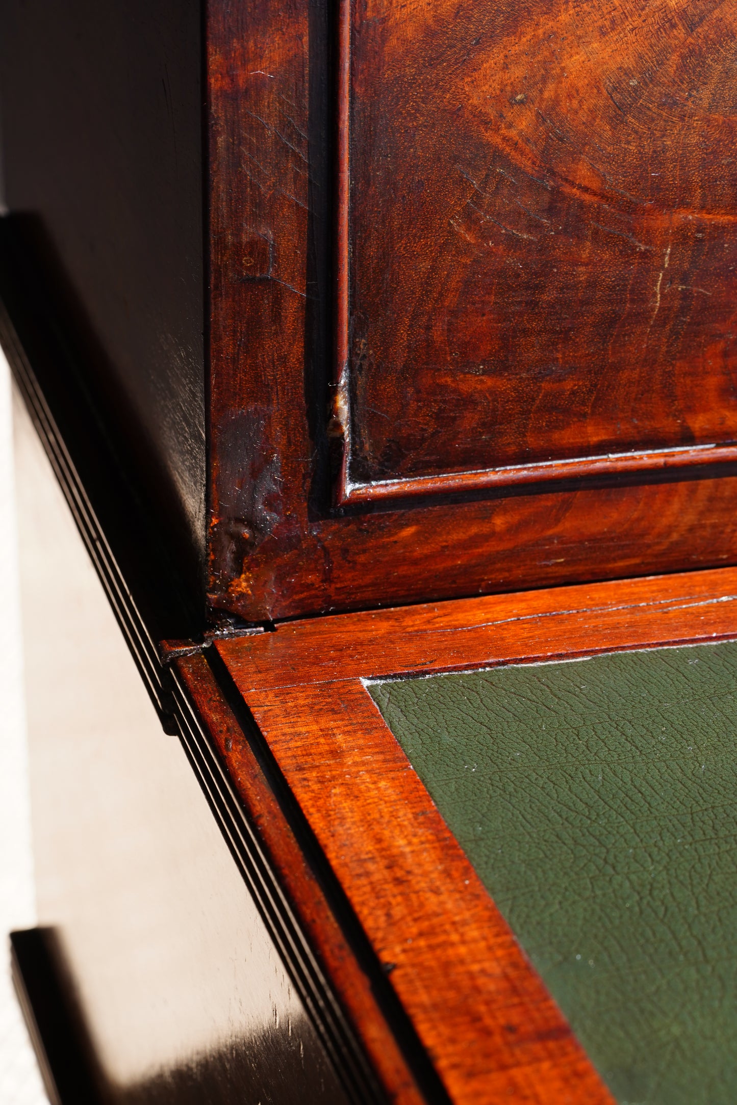 English Mahogany Library Steps in the Regency Taste