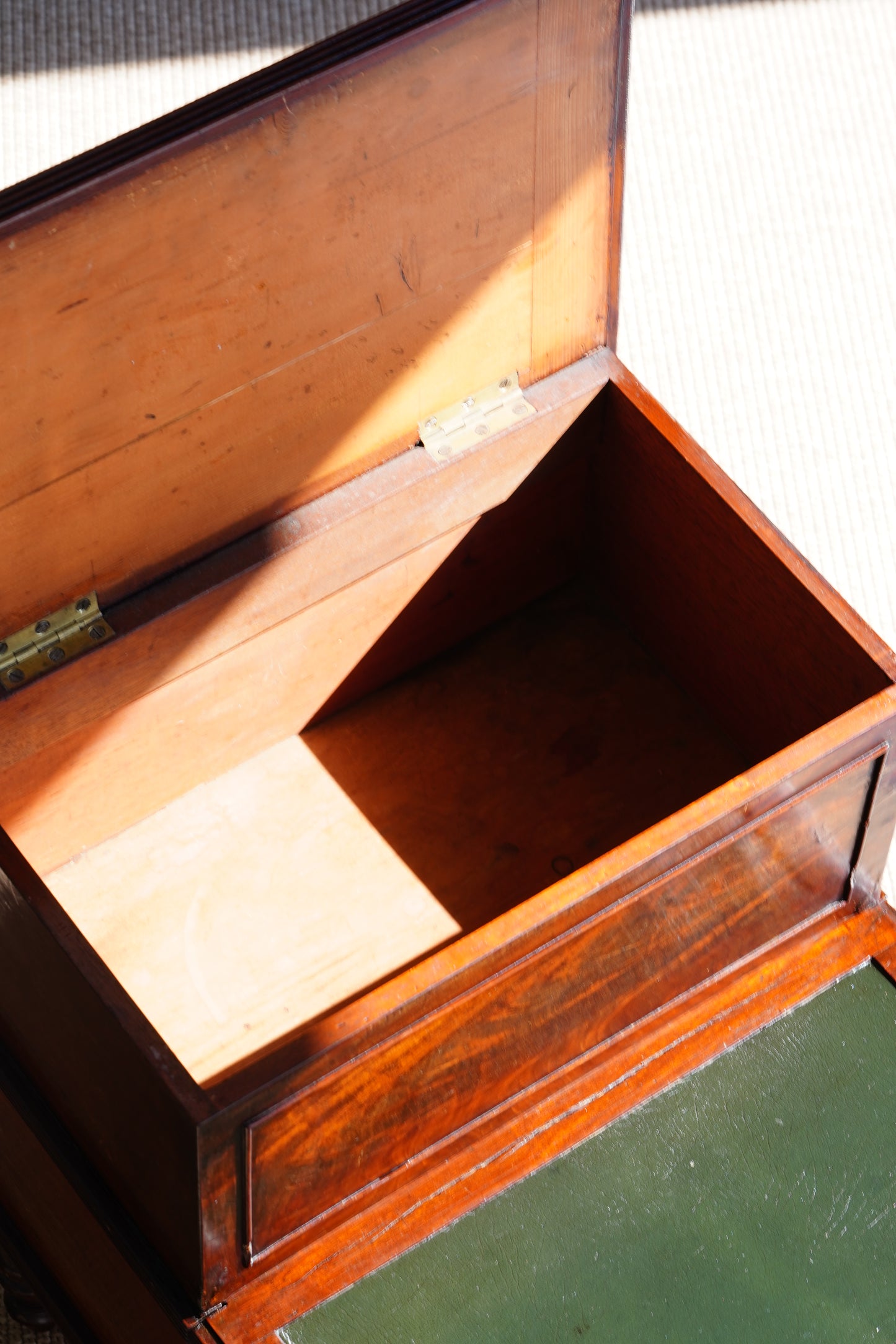 English Mahogany Library Steps in the Regency Taste