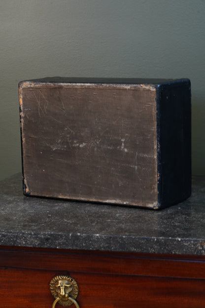 Antique Victorian English Leather Despatch Box