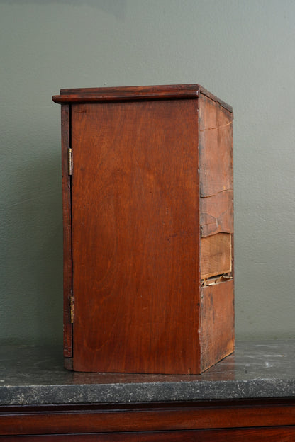 Antique English Miniature Collector's Cabinet, Circa 1890