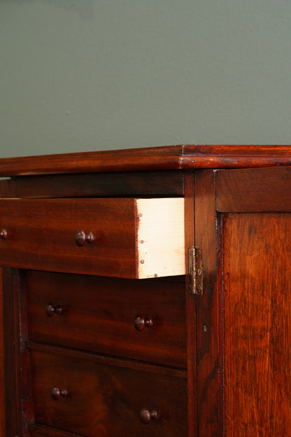 Antique English Miniature Collector's Cabinet, Circa 1890