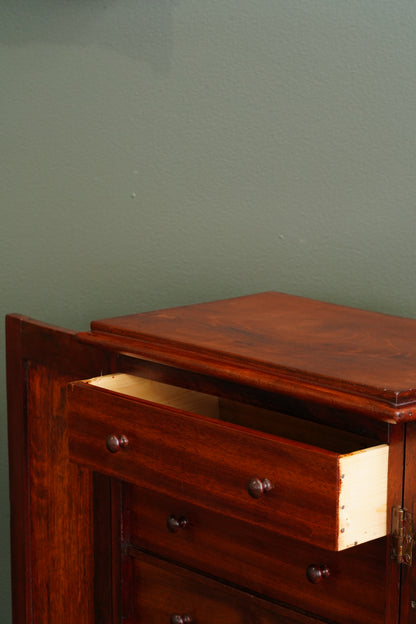 Antique English Miniature Collector's Cabinet, Circa 1890