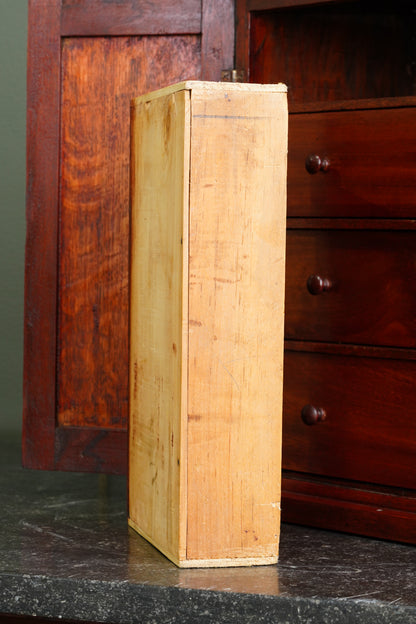 Antique English Miniature Collector's Cabinet, Circa 1890