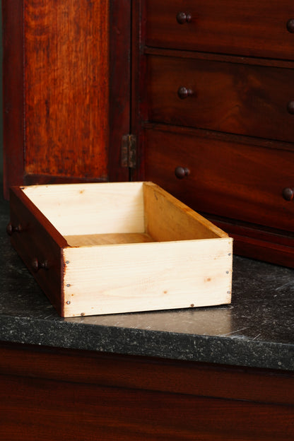 Antique English Miniature Collector's Cabinet, Circa 1890
